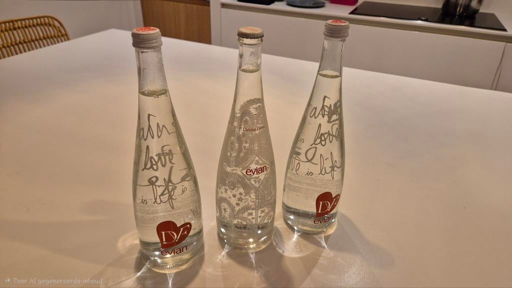 Evian flessen, Verzamelen, Ophalen