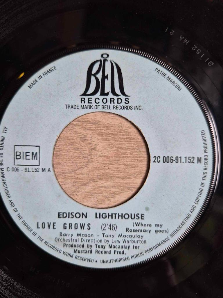 Singel Edison Lighthouse, Enlèvement ou Envoi