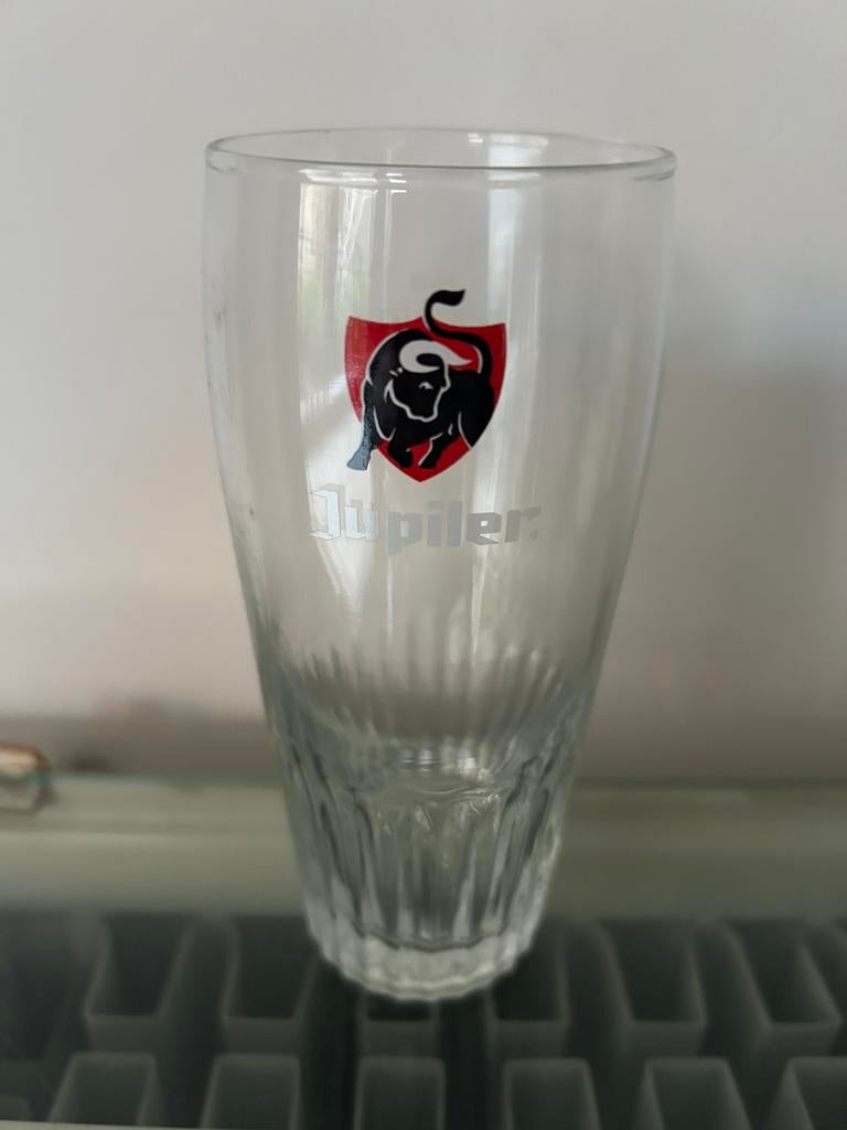 2 verres à bière Jupiler 25cl emballage d'origine NEUF, Enlèvement, Comme neuf, Jupiler