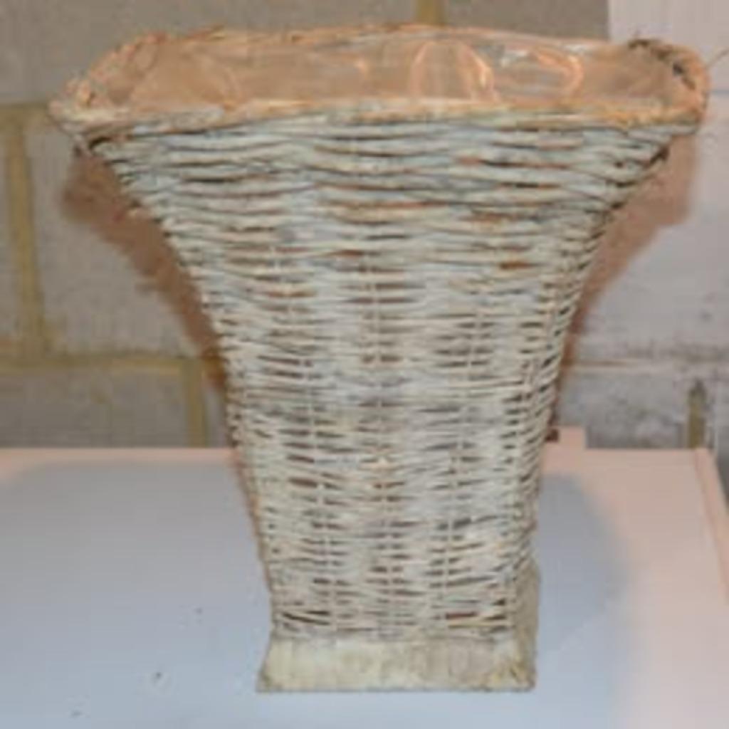 AV. CACHE POT EN VANNERIE, Antiquités & Art, Enlèvement ou Envoi