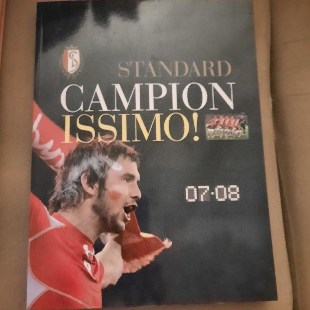 Standard Luik boek - campionissimo ! Kampioen 07-08 ., Ophalen of Verzenden, Zo goed als nieuw