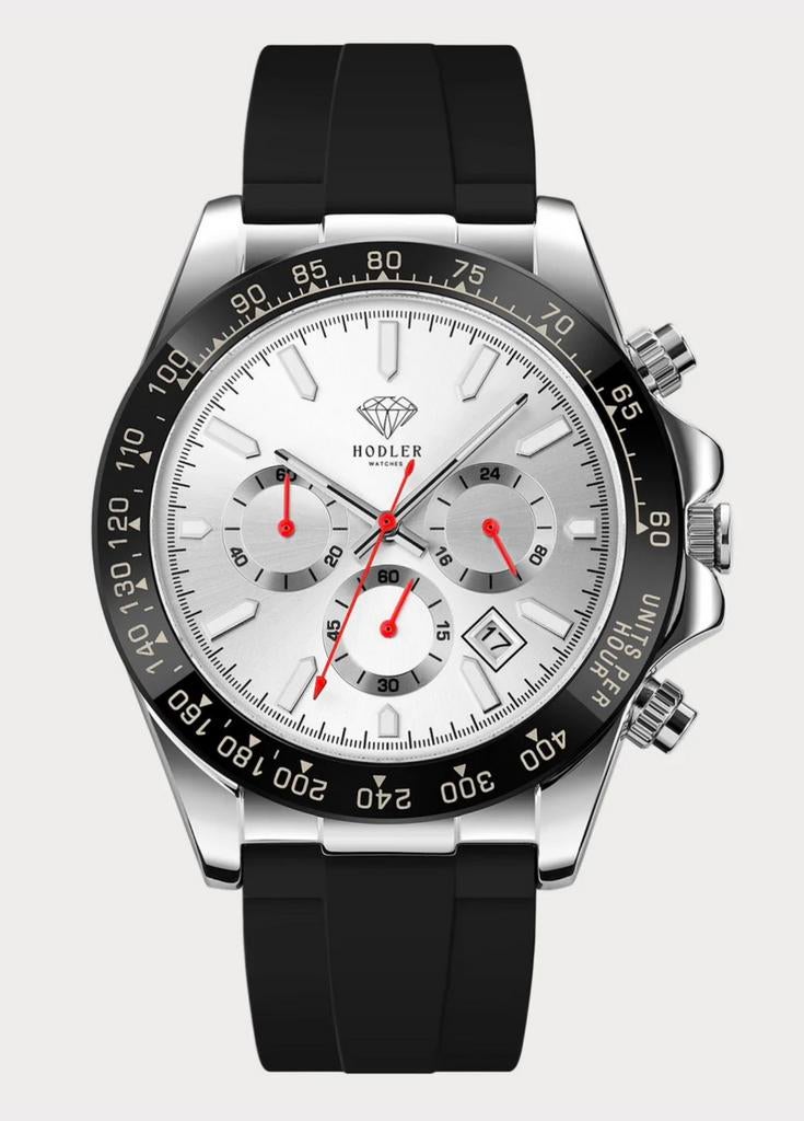 HODLER VERNIER SILVER SPORT CHRONO VAUT599€! 💯%NOUVEAU !, Enlèvement ou Envoi, Neuf, Jaune