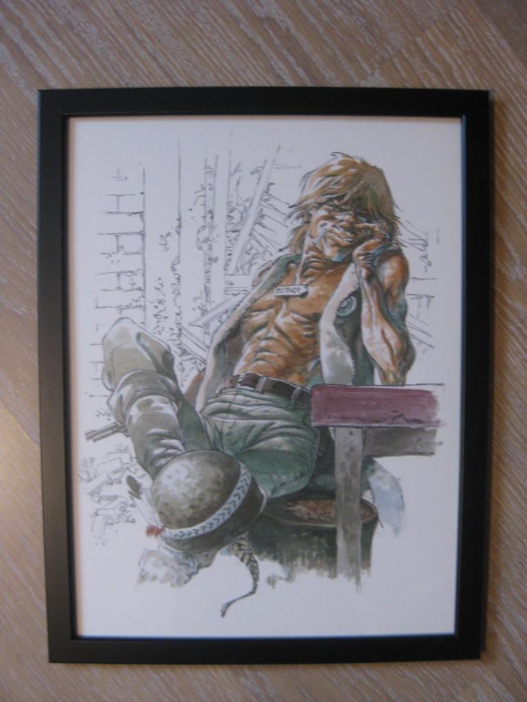 Jeremiah Poster encadré de Kurdy par Hermann, Neuf, Enlèvement ou Envoi, Une BD, Hermann