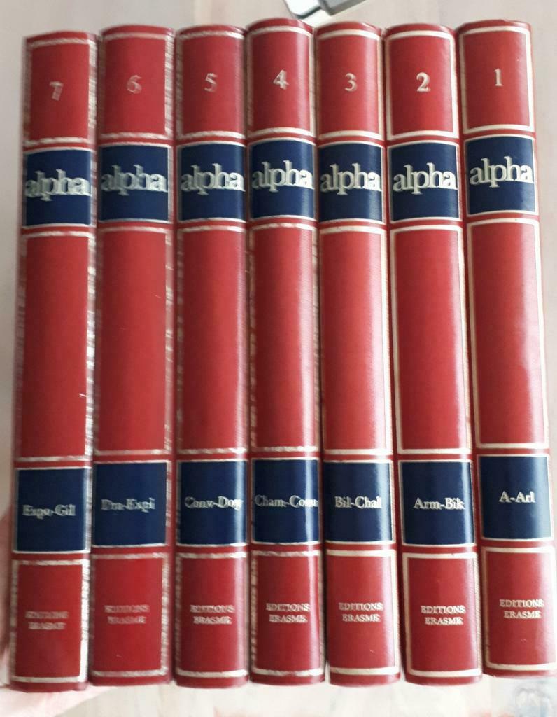 Encyclopédie Alpha - éditions Erasme, Livres, Encyclopédies, Enlèvement ou Envoi, Utilisé