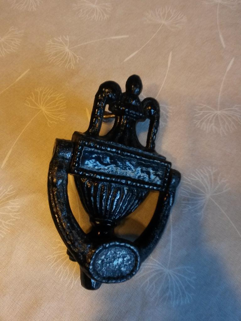 voordeurklopper in smeedijzer, Ophalen, Zo goed als nieuw