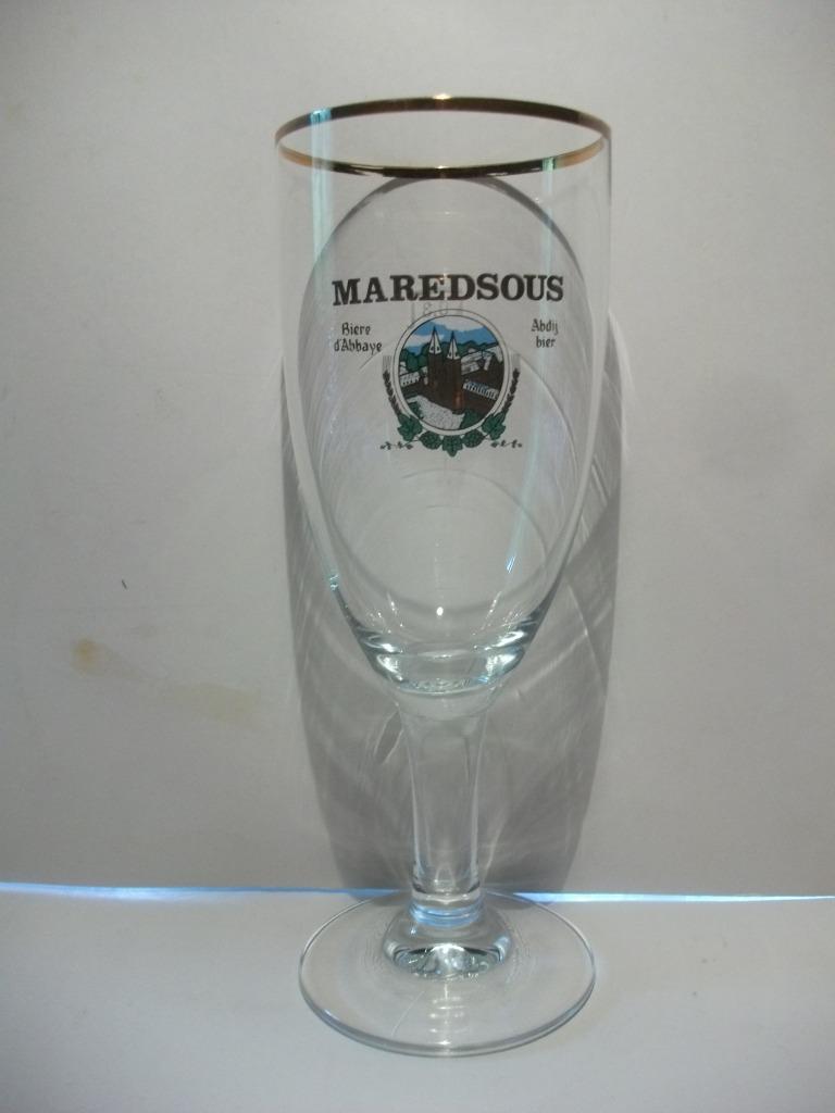 6 Verres à bière Maredsous - neufs, Enlèvement, Comme neuf, Verre à bière