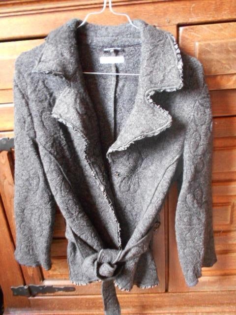 caroline biss, veste en laine, comme neuve, taille M, Taille 38/40 (M), Gris, Enlèvement ou Envoi, Comme neuf