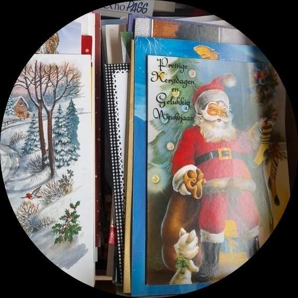 Père Noël : Cartes de vœux modernes et classiques, Enlèvement ou Envoi, Utilisé, Autres types