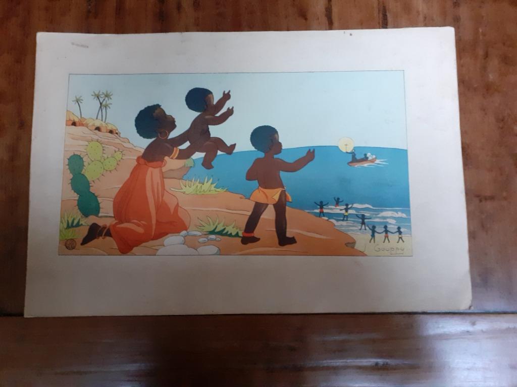 Jeanne Gouppy, Enlèvement ou Envoi, 1920 à 1940, Affranchie, Enfants