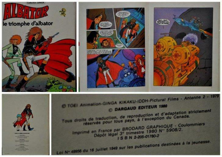 Bande dessinée Albator, le triomphe d'Albator ( 1980), Enlèvement ou Envoi, Utilisé