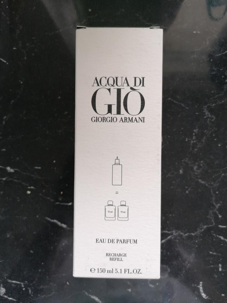 Acqua di Gio refill edp 150 ml, Handtassen en Accessoires, Uiterlijk | Parfum, Nieuw