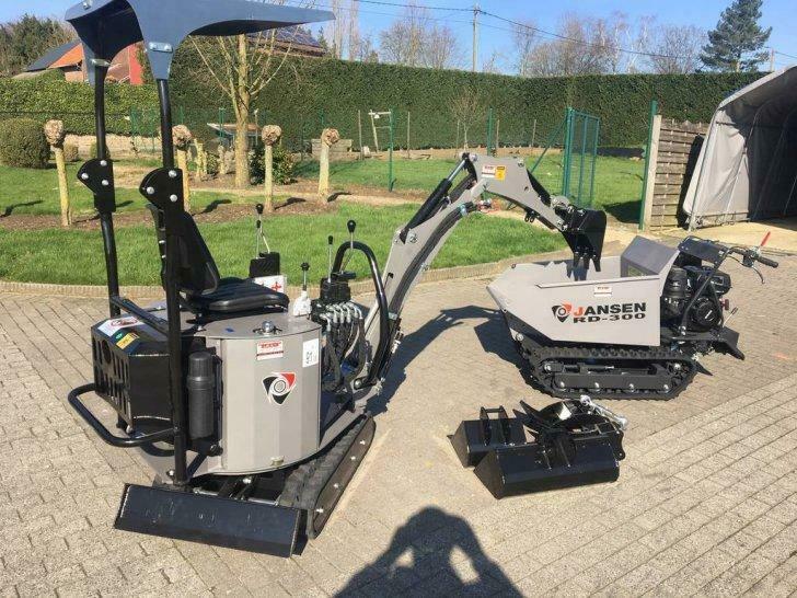 rupsdumper jansen rd-300 hydraulisch kippen, Enlèvement, Cultures, Transport