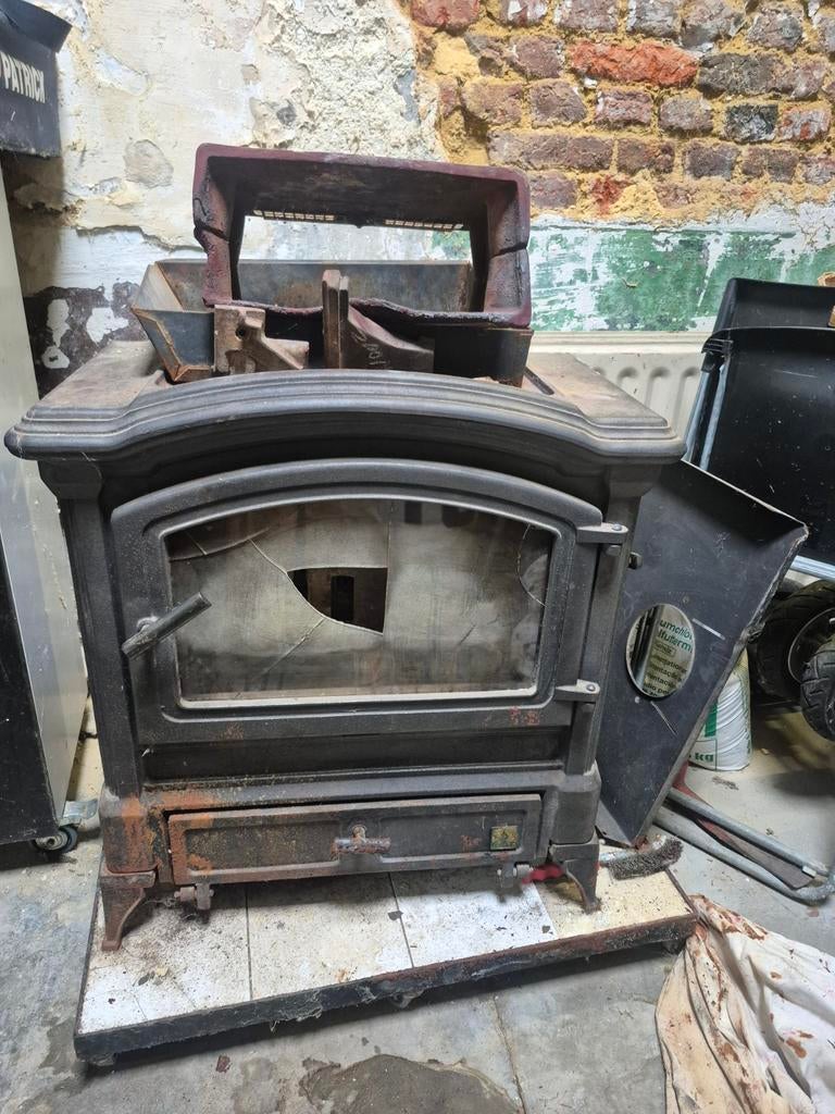 Poele à bois et à charbon, Enlèvement, Bois, Poêle à bois