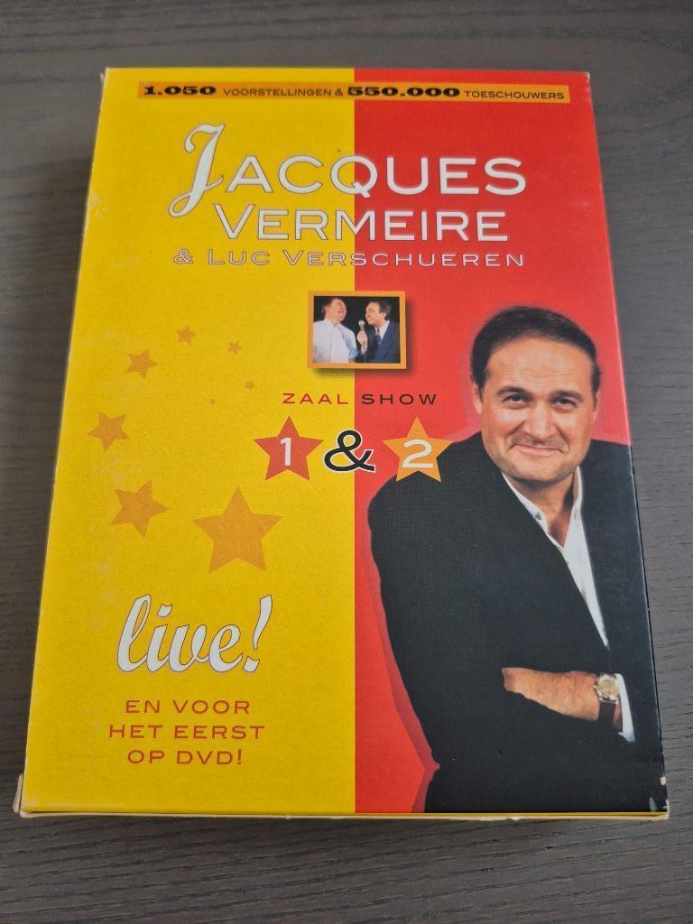Dvd box Jacques Vermeire : zaalshow 1 & 2, CD & DVD, CD | Humour & Cabaret, Enlèvement ou Envoi, Comme neuf
