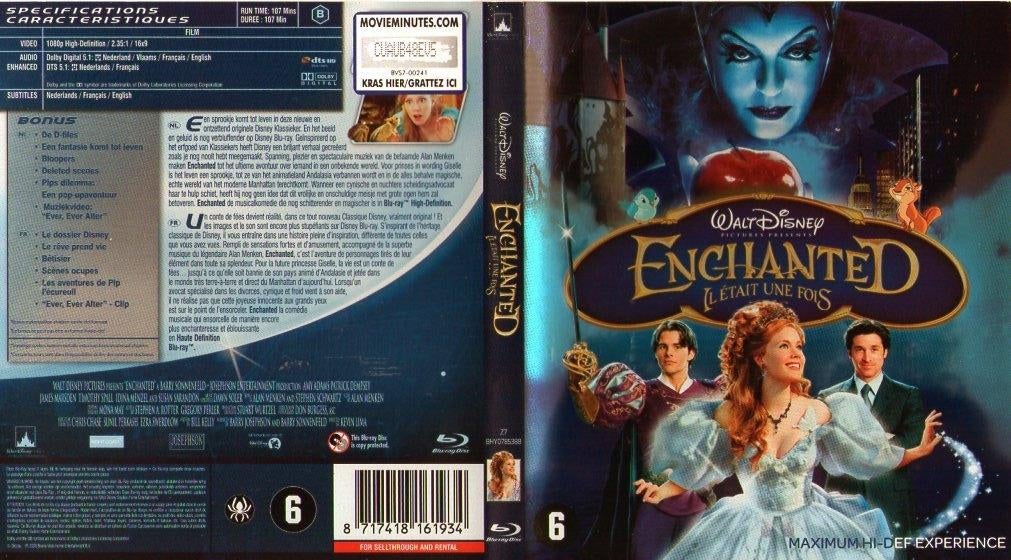 il etait une fois (enchanted) (blu-ray) neuf, Enlèvement ou Envoi, Comme neuf, Autres genres