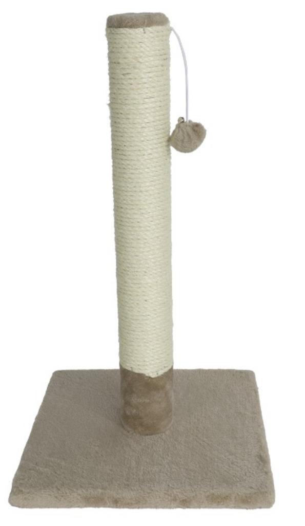 Krabpaal Caty Novo+Bal+Bel 62cm Taupe, Dieren en Toebehoren, Ophalen, Nieuw, Krabpaal