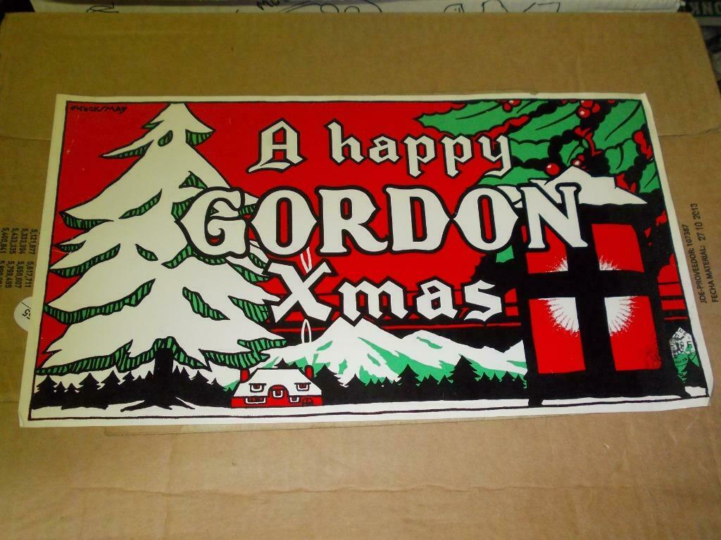 Beersign.Reclame.Gordon X Mas, Verzamelen, Merken en Reclamevoorwerpen, Ophalen of Verzenden, Gebruikt, Reclamebord