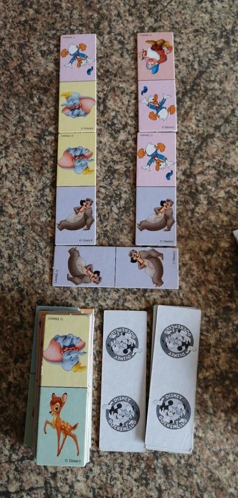 3x domino : Disney,  Winx en kleuren, Verzamelen, Ophalen of Verzenden, Zo goed als nieuw