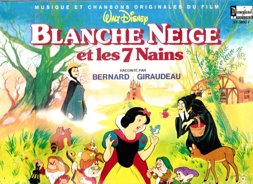 Disneyland - Bambi - Blanche-Neige - Pinocchio -Livre-disque, Ophalen of Verzenden, Zo goed als nieuw, Verhaal of Sprookje, Vanaf 10 jaar