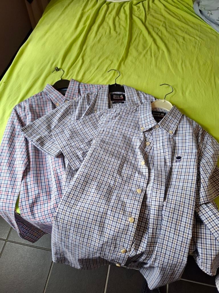 3 chemises pour enfants (12 ans) Riverwoods, Enlèvement ou Envoi, Comme neuf