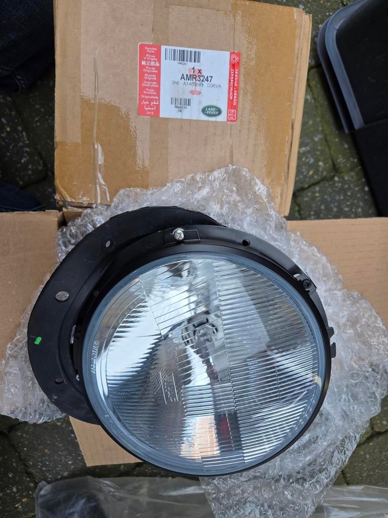 Land Rover Defender Range Rover Classic 2x koplamp AMR3247, Ophalen of Verzenden, Land Rover