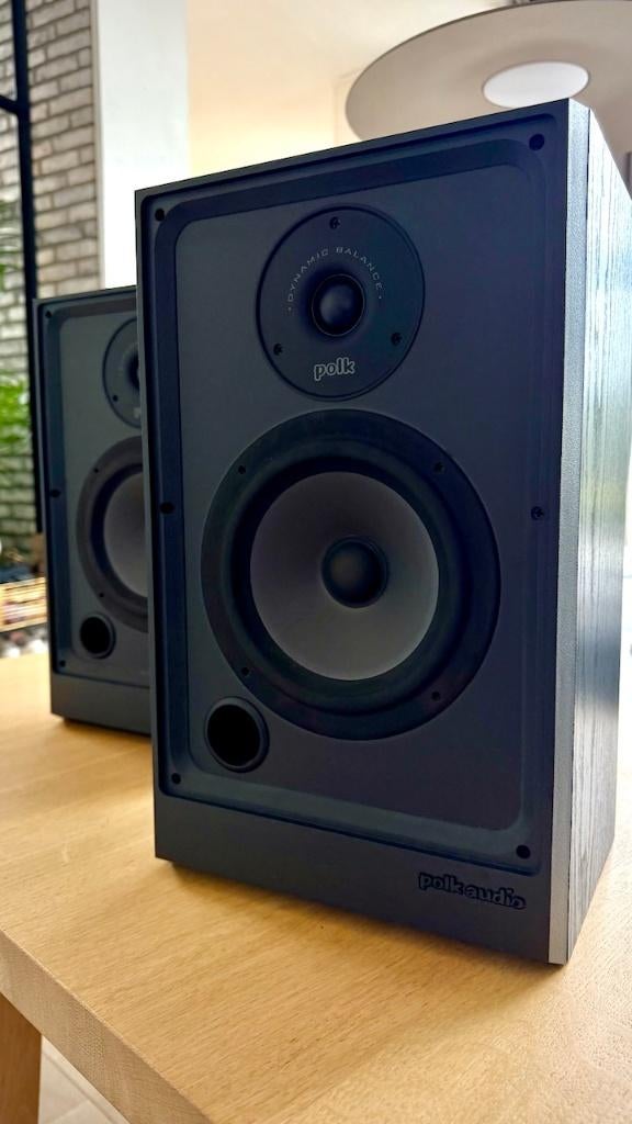POLK AUDIO Model S4 bookshelf speakers, TV, Hi-fi & Vidéo, Autres marques, 60 à 120 watts, Enlèvement, Utilisé
