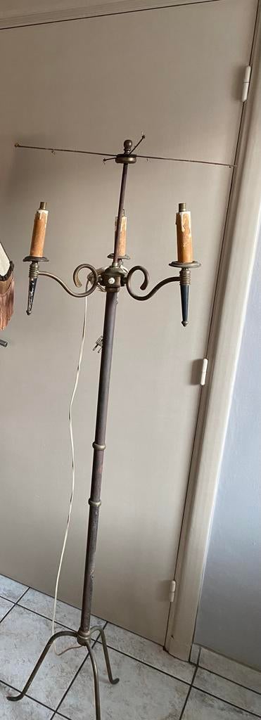 Vintage en antieke staande lamp, Huis en Inrichting, Ophalen, Gebruikt