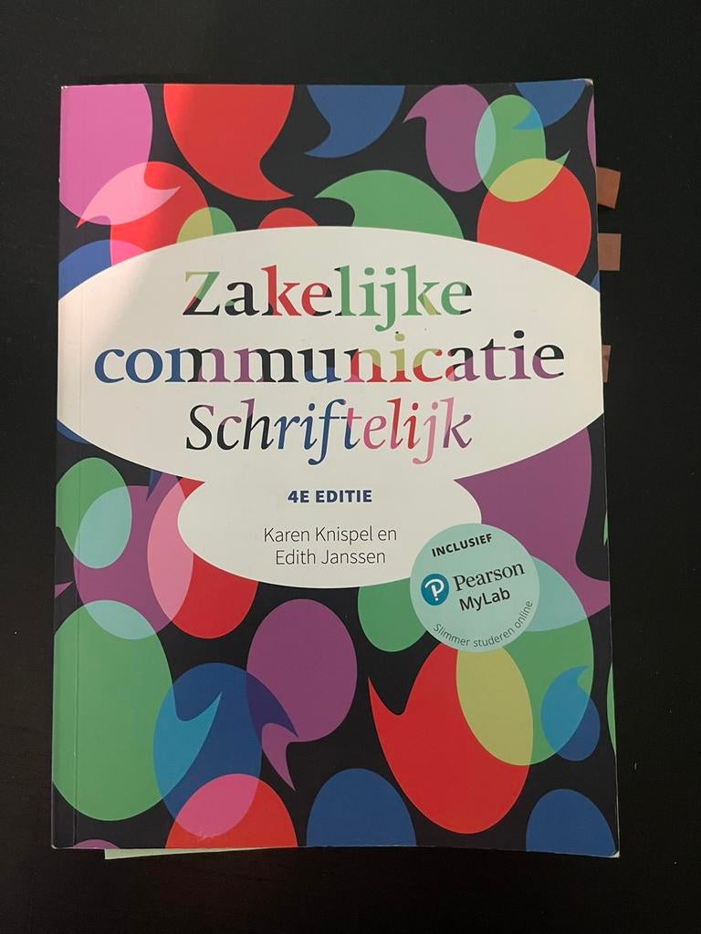 Zakelijke communicatie schriftelijk, Boeken, Ophalen, Nieuw