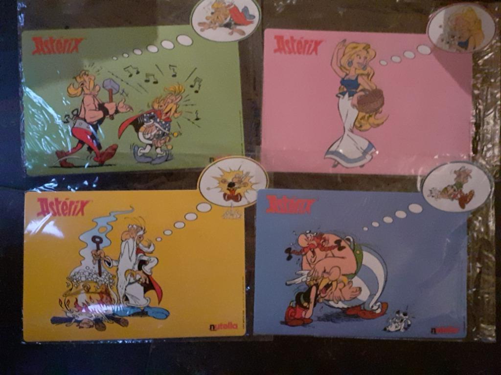 Astérix  lot sets de table NUTELLA, Enlèvement ou Envoi, Neuf