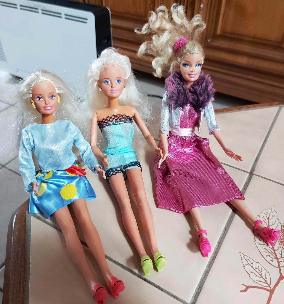 3 Barbie, Enlèvement ou Envoi, Utilisé, Barbie