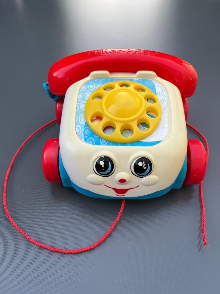 Fisher-Price speelgoed telefoon - klassieker op wieltjes, Ophalen of Verzenden, Gebruikt