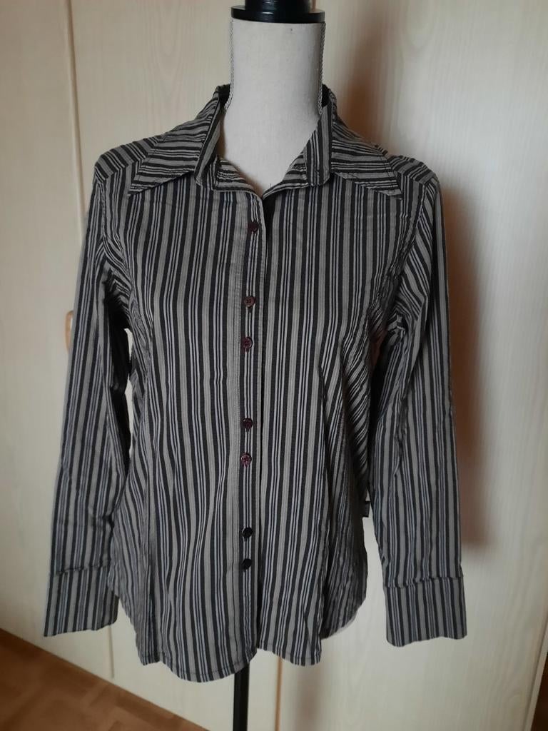 Hemdje met fijne streepjes van Cecil. Maat M, Kleding | Dames, Blouses en Tunieken, Ophalen of Verzenden, Zo goed als nieuw, Maat 38/40 (M)