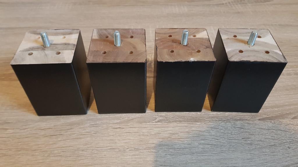 Ikea brennåsen poot, zwart, set van 4 stuks, Ophalen of Verzenden, Nieuw