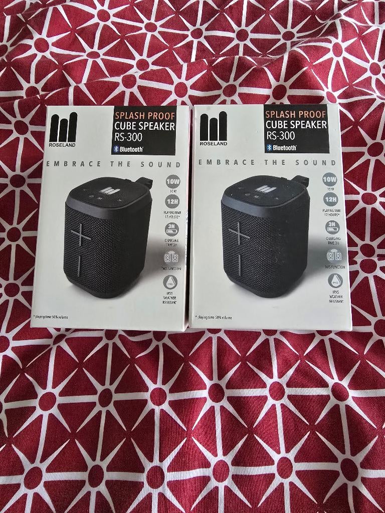 splash proof cube speaker rs 300 10w, Audio, Tv en Foto, Overige typen, Nieuw, Minder dan 60 watt, Ophalen