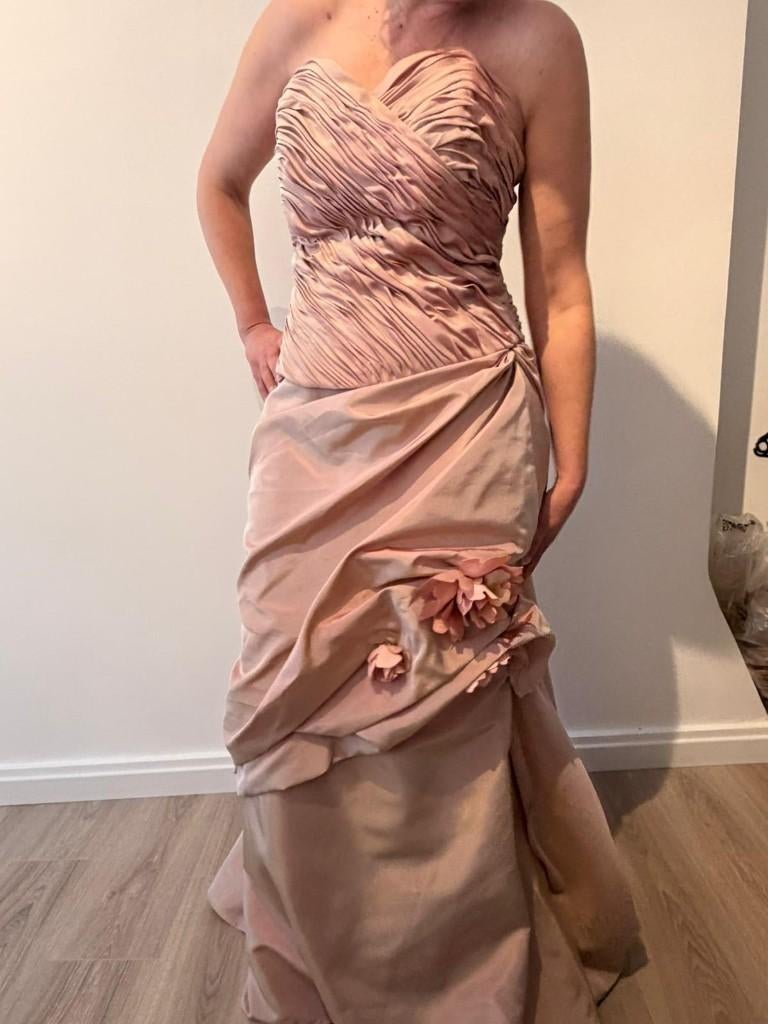 robe de soirée, Rose, Robe de demoiselle d'honneur, ?, Comme neuf