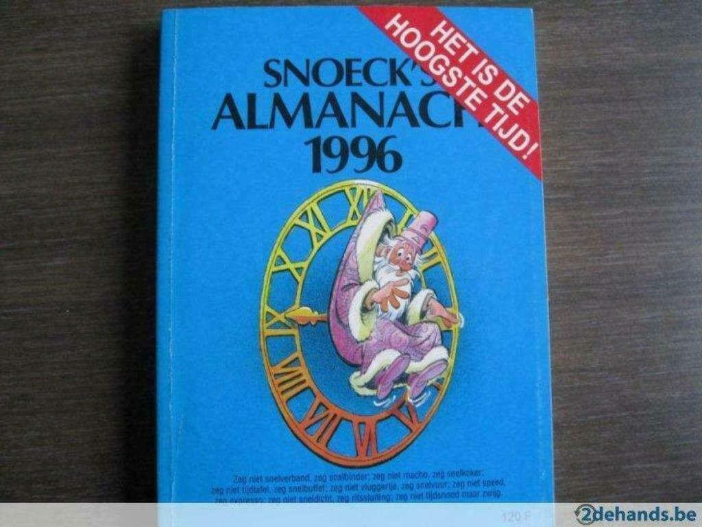 Snoeck's Almanach 1996, Ophalen of Verzenden, Zo goed als nieuw, Catalogus