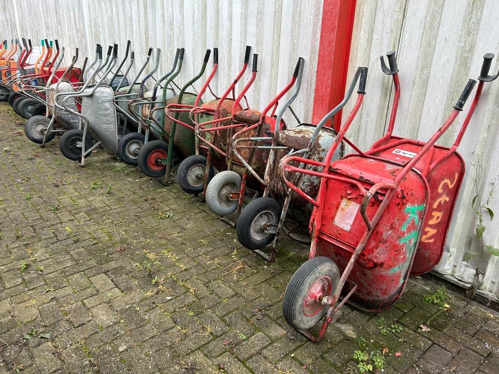 Kruiwagen/krui wagen/kruiwagens 80L gebruikt, Ophalen, Gebruikt, Overige soorten, Matador
