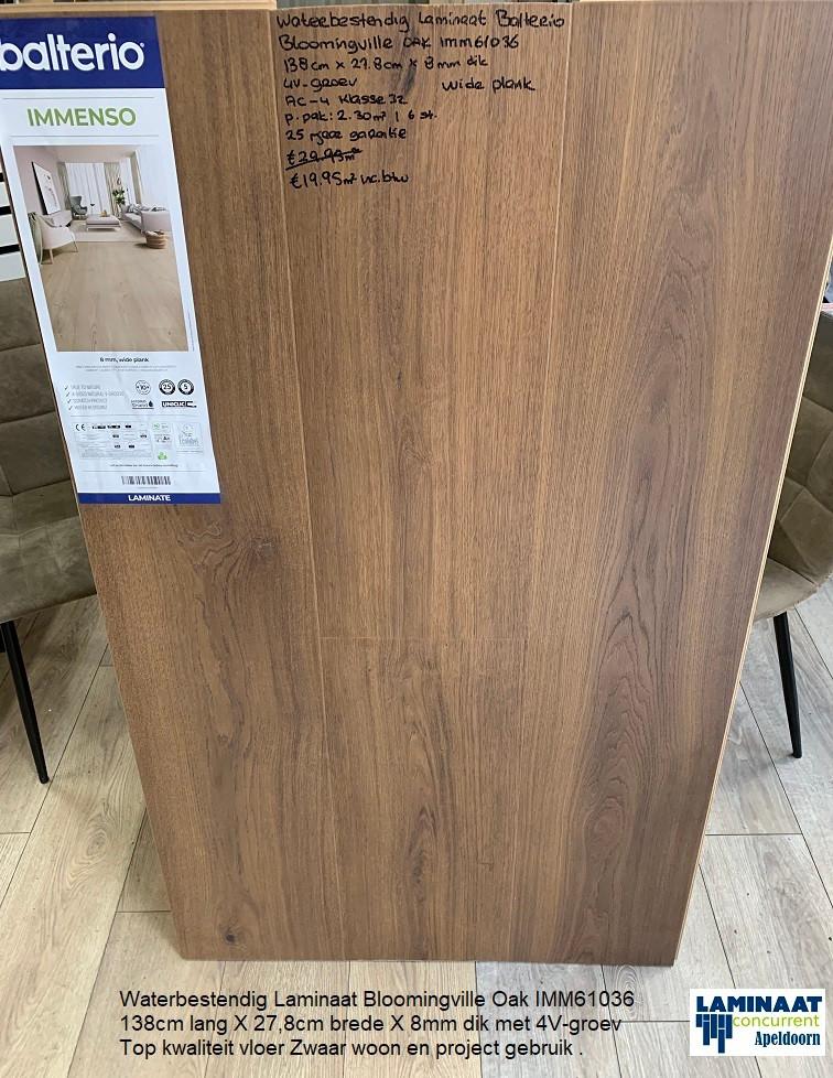 Waterbestendig laminaat Blooming ville 27,8cm brede plank, Maison & Meubles, Ameublement | Revêtements de sol, Neuf, Aggloméré