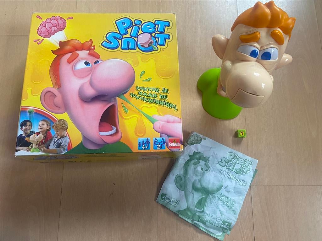Gezelschapsspel Piet snot, Ophalen, Gebruikt