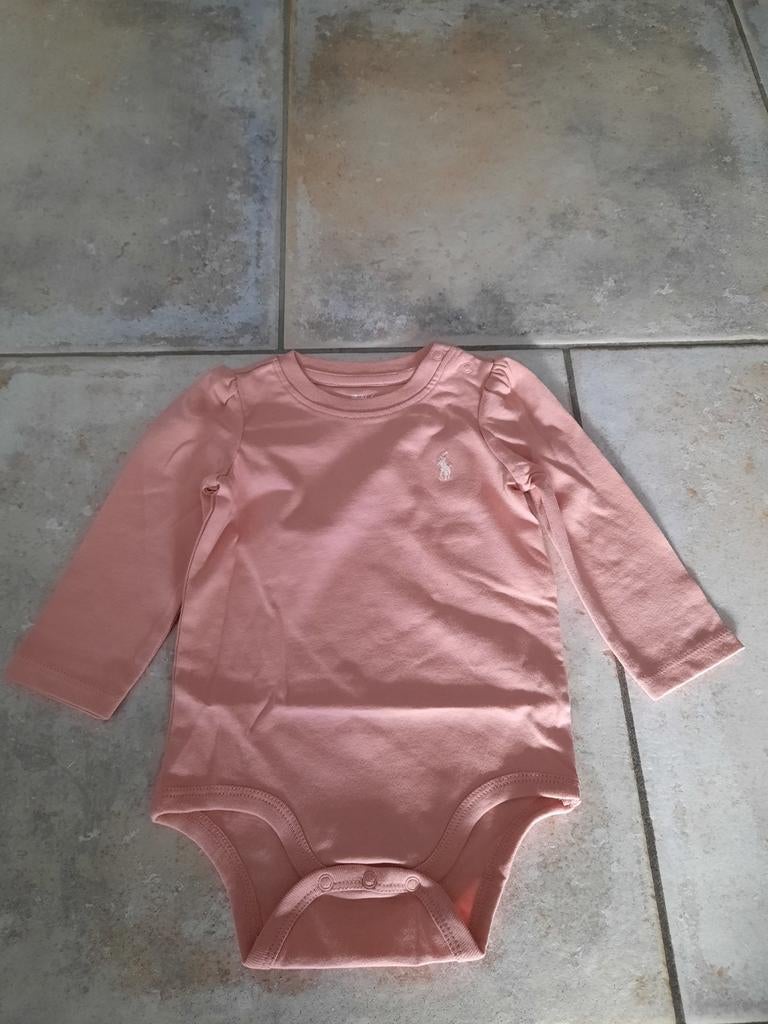 Te koop: roze body Ralph Lauren 6 maand, Kinderen en Baby's, Nacht- of Onderkleding, Meisje, Ophalen of Verzenden, Zo goed als nieuw