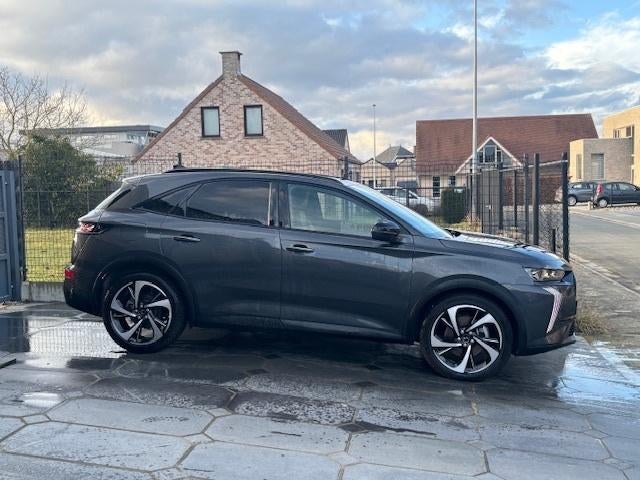 DS 7 * Essence/Électricité * E-tense * Seulement 27275 km, Autos, DS, Cuir, Argent ou Gris, Achat, Euro 6