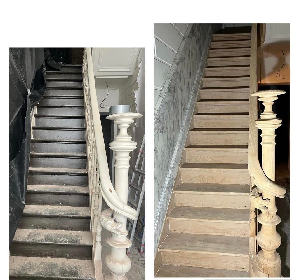 Sablage au jet - Effaceurs à air, Enlèvement, Escalier