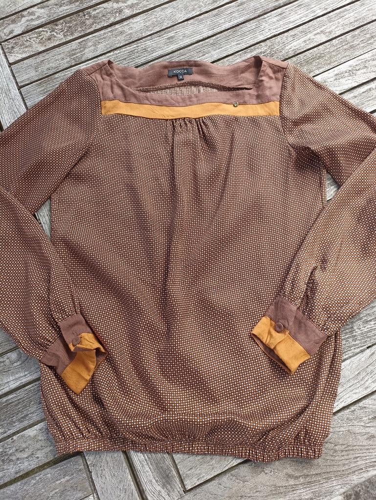 Blouse camel Kocca taille M, Kocca, Enlèvement ou Envoi, Comme neuf, Taille 38/40 (M)