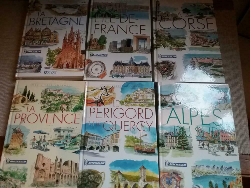 6 boeken over Frankrijk + aquarellen, Boeken, Reisgidsen, Zo goed als nieuw, Reisgids of -boek, Ophalen of Verzenden