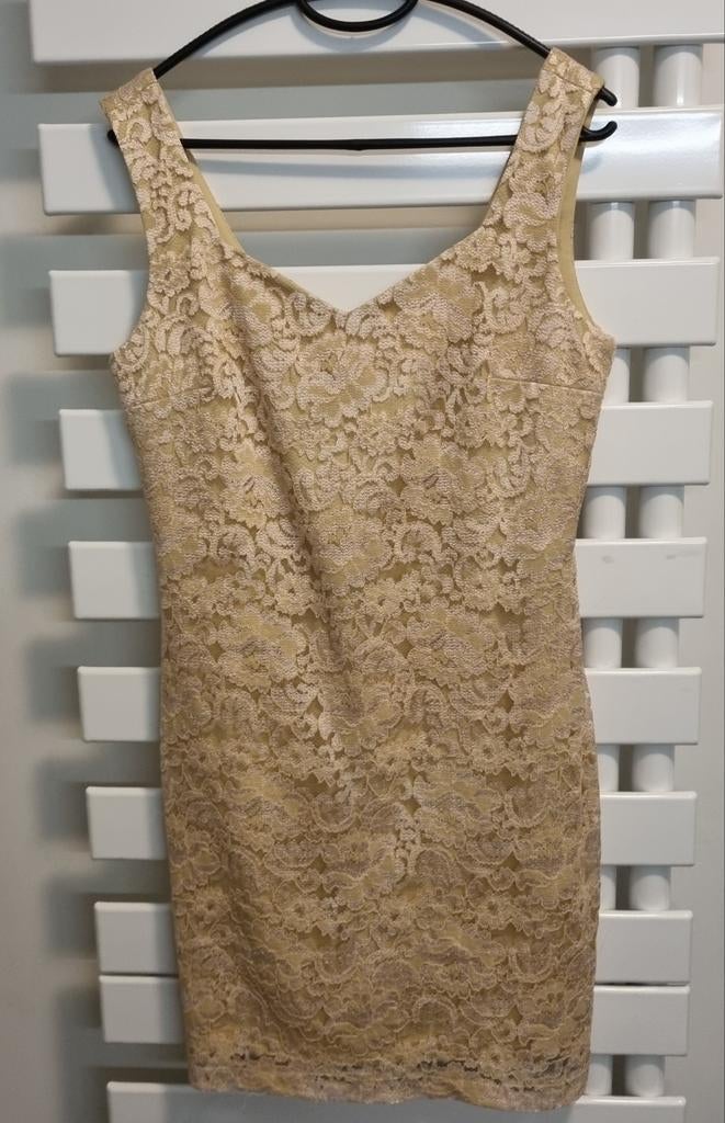 Kleedje met bijhorend vestje, zalmroze, Mia Caro, nieuw., Kleding | Dames, Ophalen of Verzenden, Maat 38/40 (M)