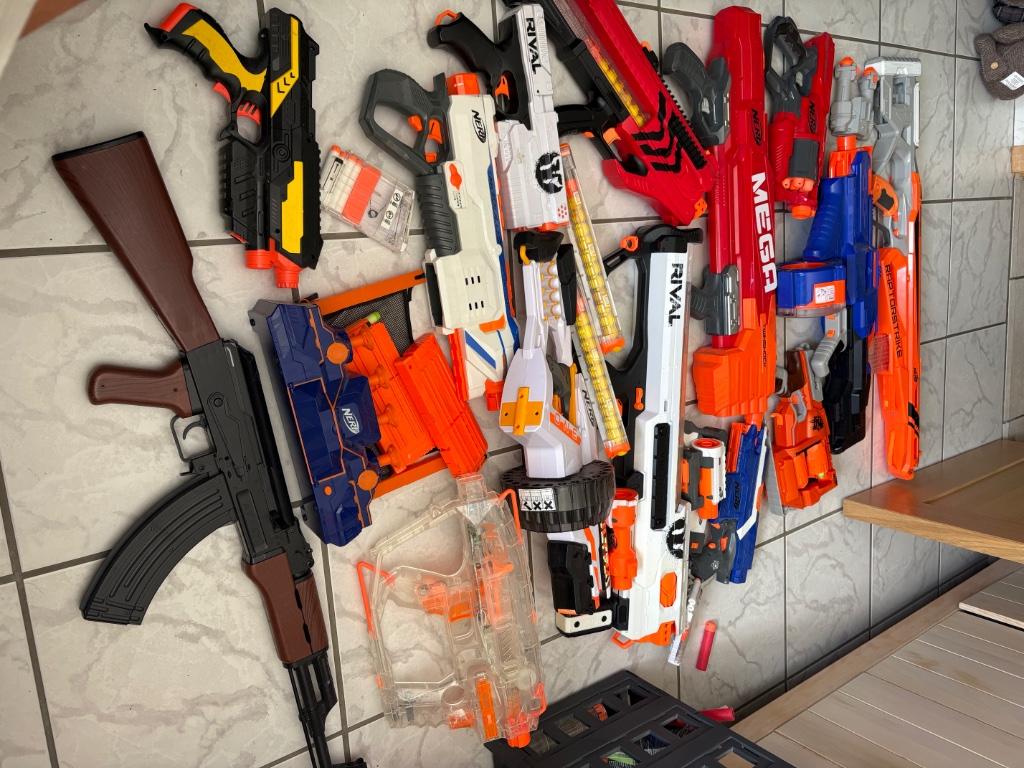 Gamme de fusils Nerf à vendre (tous ensemble ou séparément), Enlèvement, Utilisé