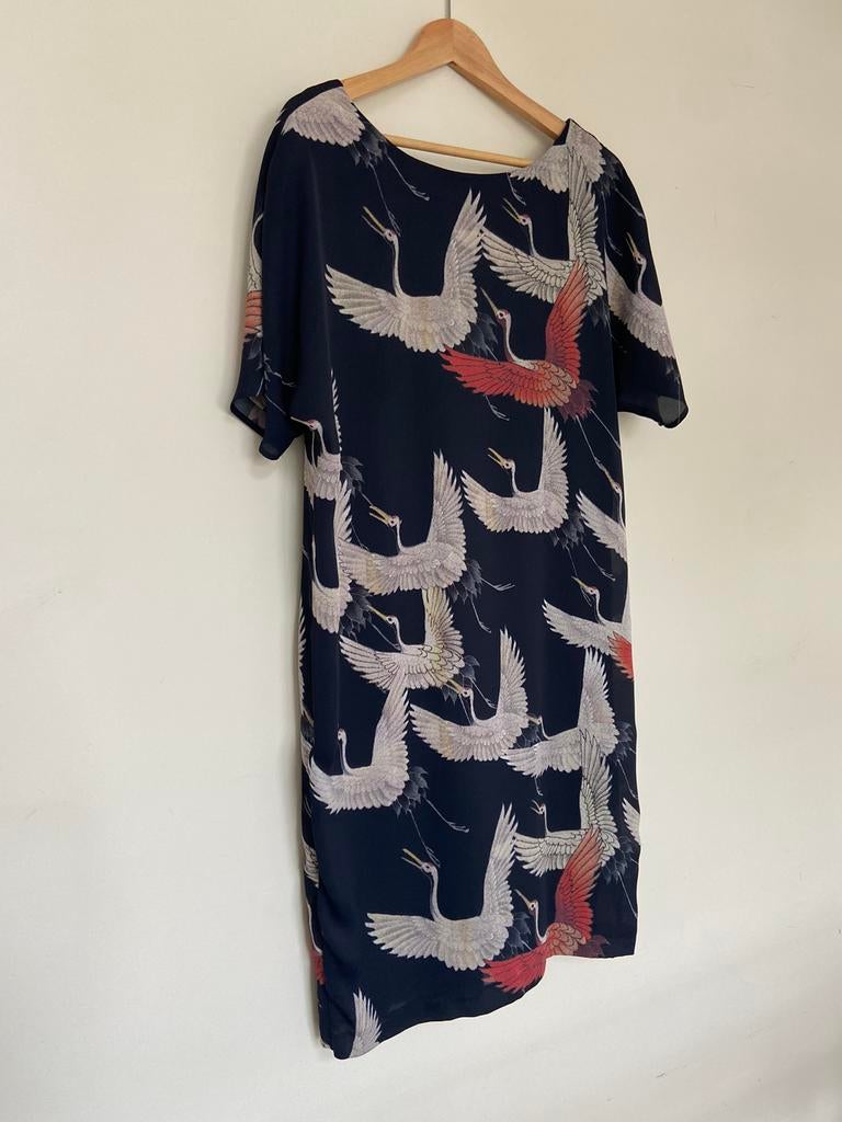 Steps jurk vogels 44 donkerblauw, Vêtements | Femmes, Robes, Enlèvement ou Envoi