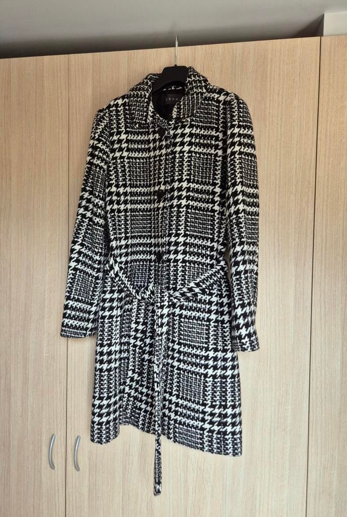Mantel "Esprit", Wit, Maat 46/48 (XL) of groter, Ophalen of Verzenden, Zo goed als nieuw