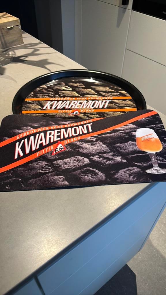 Kwaremont dienblad en toogmat ., Ophalen of Verzenden, Zo goed als nieuw