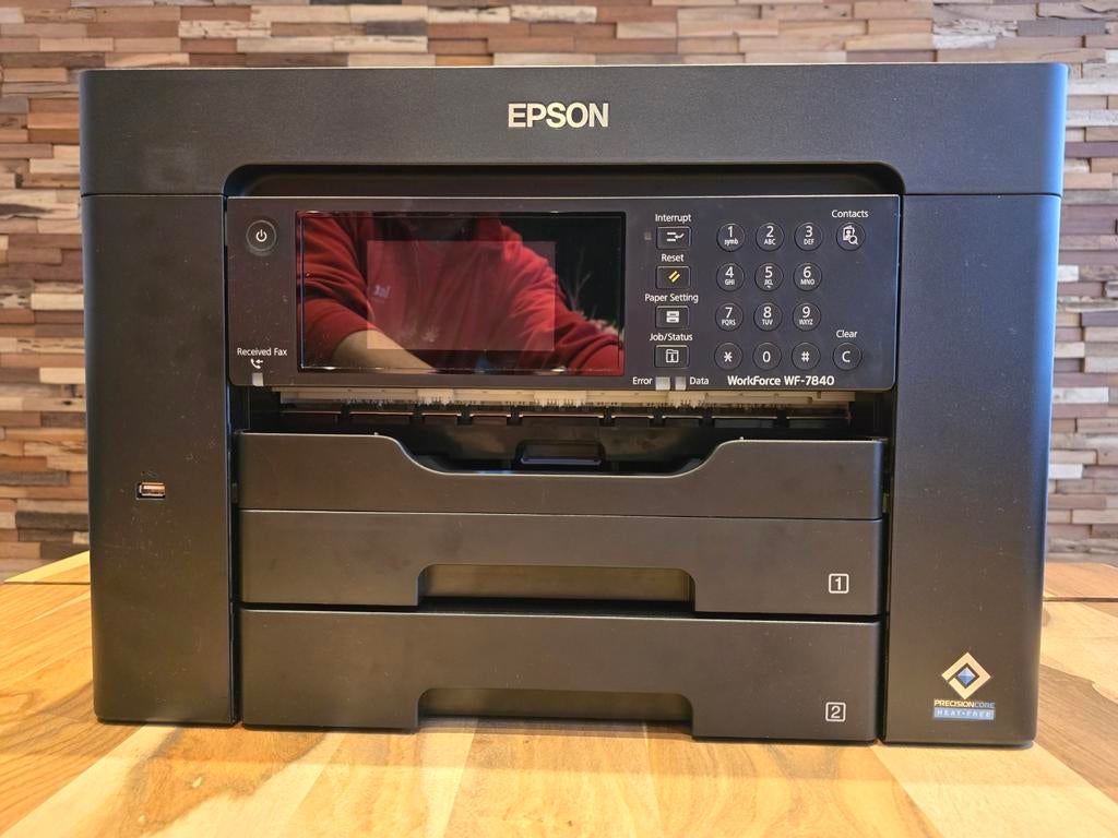Printer EPSON WorkForce WF-7840, voor wisselstukken, Computers en Software, Printers, Printer, Draadloos, Ophalen of Verzenden